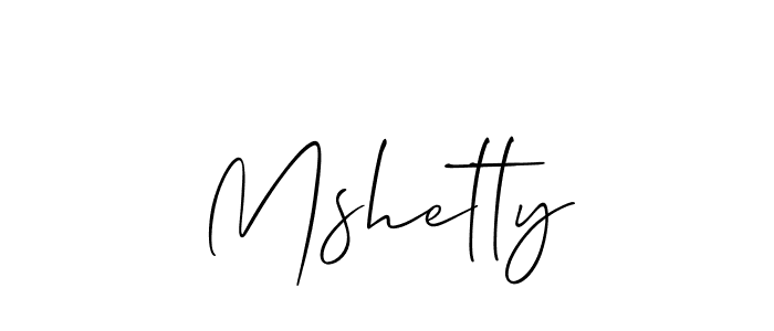 Once you've used our free online signature maker to create your best signature Allison_Script style, it's time to enjoy all of the benefits that Mshetty name signing documents. Mshetty signature style 2 images and pictures png