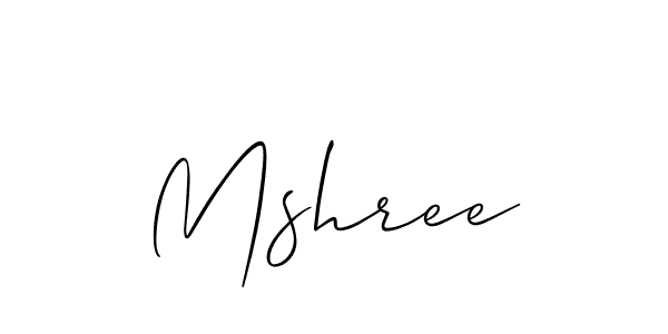 Similarly Allison_Script is the best handwritten signature design. Signature creator online .You can use it as an online autograph creator for name Mshree. Mshree signature style 2 images and pictures png