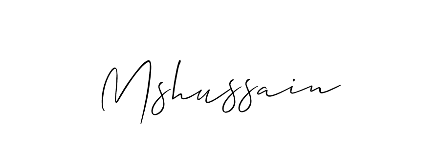 How to Draw Mshussain signature style? Allison_Script is a latest design signature styles for name Mshussain. Mshussain signature style 2 images and pictures png