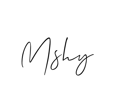 if you are searching for the best signature style for your name Mshy. so please give up your signature search. here we have designed multiple signature styles  using Allison_Script. Mshy signature style 2 images and pictures png