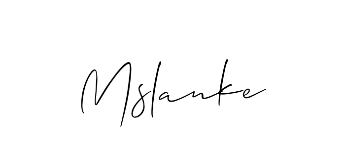 Also You can easily find your signature by using the search form. We will create Mslanke name handwritten signature images for you free of cost using Allison_Script sign style. Mslanke signature style 2 images and pictures png