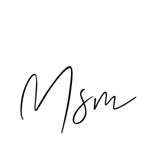 Best and Professional Signature Style for Msm. Allison_Script Best Signature Style Collection. Msm signature style 2 images and pictures png