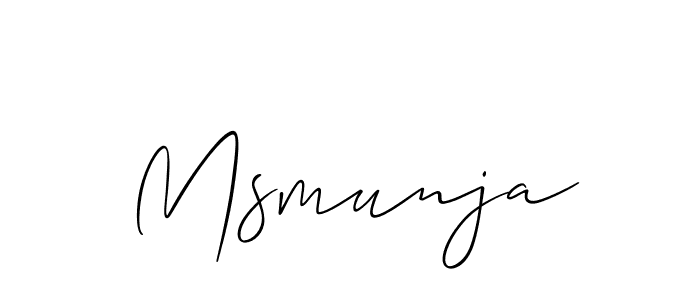 if you are searching for the best signature style for your name Msmunja. so please give up your signature search. here we have designed multiple signature styles  using Allison_Script. Msmunja signature style 2 images and pictures png