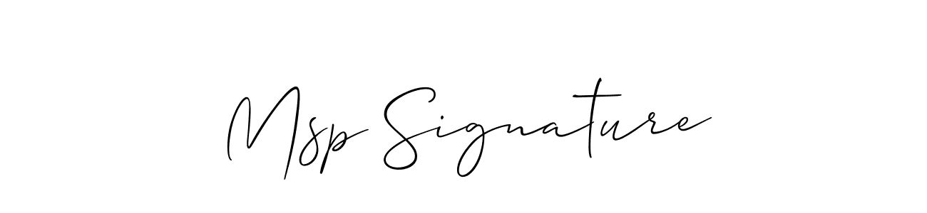 Msp Signature stylish signature style. Best Handwritten Sign (Allison_Script) for my name. Handwritten Signature Collection Ideas for my name Msp Signature. Msp Signature signature style 2 images and pictures png