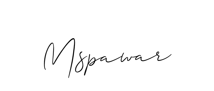 Make a beautiful signature design for name Mspawar. Use this online signature maker to create a handwritten signature for free. Mspawar signature style 2 images and pictures png