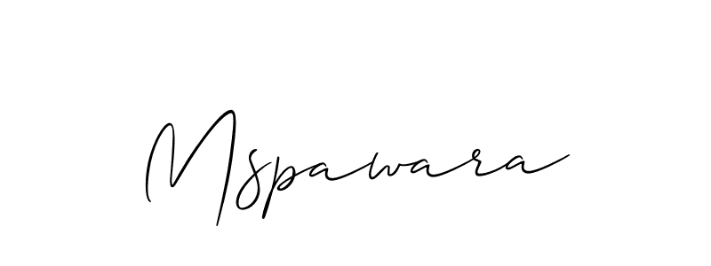 You should practise on your own different ways (Allison_Script) to write your name (Mspawara) in signature. don't let someone else do it for you. Mspawara signature style 2 images and pictures png