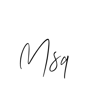 You should practise on your own different ways (Allison_Script) to write your name (Msq) in signature. don't let someone else do it for you. Msq signature style 2 images and pictures png