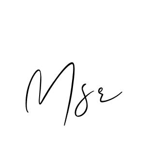 You should practise on your own different ways (Allison_Script) to write your name (Msr) in signature. don't let someone else do it for you. Msr signature style 2 images and pictures png