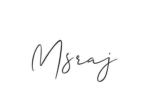 Allison_Script is a professional signature style that is perfect for those who want to add a touch of class to their signature. It is also a great choice for those who want to make their signature more unique. Get Msraj name to fancy signature for free. Msraj signature style 2 images and pictures png