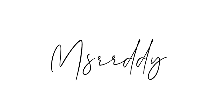 How to make Msrrddy signature? Allison_Script is a professional autograph style. Create handwritten signature for Msrrddy name. Msrrddy signature style 2 images and pictures png