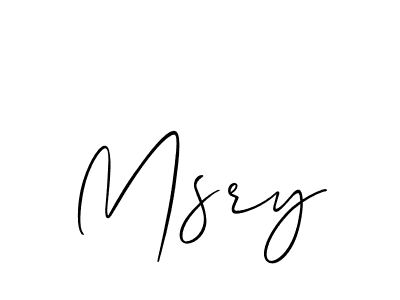 Also we have Msry name is the best signature style. Create professional handwritten signature collection using Allison_Script autograph style. Msry signature style 2 images and pictures png