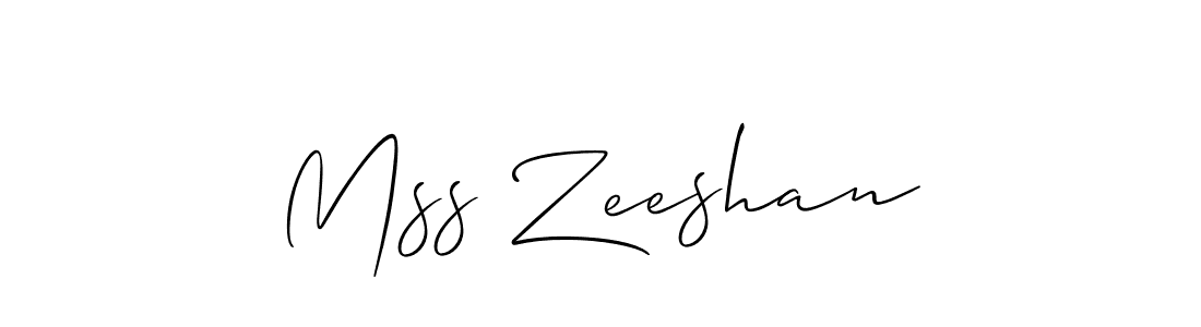 Once you've used our free online signature maker to create your best signature Allison_Script style, it's time to enjoy all of the benefits that Mss Zeeshan name signing documents. Mss Zeeshan signature style 2 images and pictures png