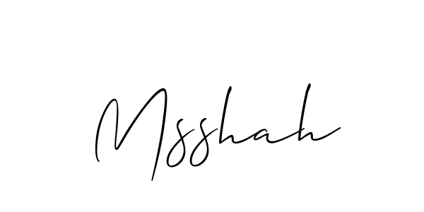 Once you've used our free online signature maker to create your best signature Allison_Script style, it's time to enjoy all of the benefits that Msshah name signing documents. Msshah signature style 2 images and pictures png
