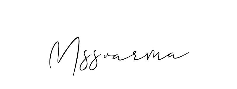 Make a beautiful signature design for name Mssvarma. Use this online signature maker to create a handwritten signature for free. Mssvarma signature style 2 images and pictures png