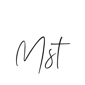 How to make Mst name signature. Use Allison_Script style for creating short signs online. This is the latest handwritten sign. Mst signature style 2 images and pictures png