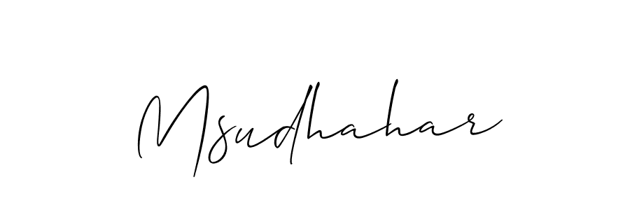 How to make Msudhahar name signature. Use Allison_Script style for creating short signs online. This is the latest handwritten sign. Msudhahar signature style 2 images and pictures png