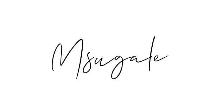 You should practise on your own different ways (Allison_Script) to write your name (Msugale) in signature. don't let someone else do it for you. Msugale signature style 2 images and pictures png