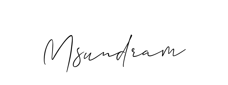 Similarly Allison_Script is the best handwritten signature design. Signature creator online .You can use it as an online autograph creator for name Msundram. Msundram signature style 2 images and pictures png