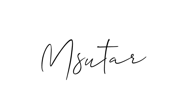 if you are searching for the best signature style for your name Msutar. so please give up your signature search. here we have designed multiple signature styles  using Allison_Script. Msutar signature style 2 images and pictures png