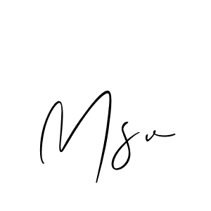 if you are searching for the best signature style for your name Msv. so please give up your signature search. here we have designed multiple signature styles  using Allison_Script. Msv signature style 2 images and pictures png