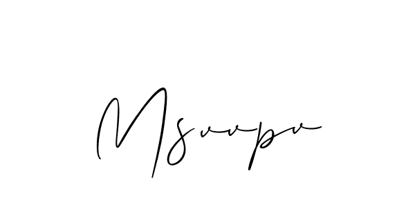 Also You can easily find your signature by using the search form. We will create Msvvpv name handwritten signature images for you free of cost using Allison_Script sign style. Msvvpv signature style 2 images and pictures png