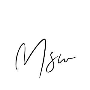 Similarly Allison_Script is the best handwritten signature design. Signature creator online .You can use it as an online autograph creator for name Msw. Msw signature style 2 images and pictures png