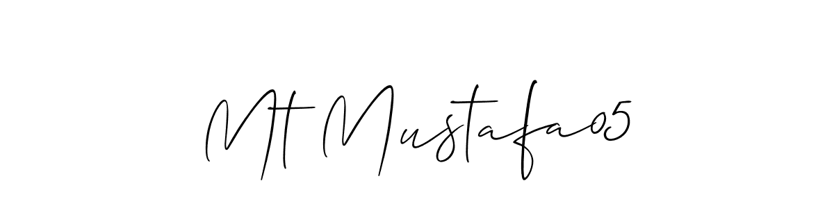 You should practise on your own different ways (Allison_Script) to write your name (Mt Mustafa05) in signature. don't let someone else do it for you. Mt Mustafa05 signature style 2 images and pictures png