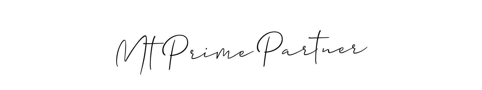 Best and Professional Signature Style for Mt Prime Partner. Allison_Script Best Signature Style Collection. Mt Prime Partner signature style 2 images and pictures png