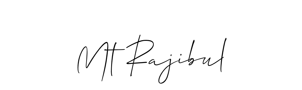 How to Draw Mt Rajibul signature style? Allison_Script is a latest design signature styles for name Mt Rajibul. Mt Rajibul signature style 2 images and pictures png
