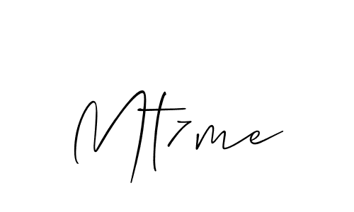 Mt7me stylish signature style. Best Handwritten Sign (Allison_Script) for my name. Handwritten Signature Collection Ideas for my name Mt7me. Mt7me signature style 2 images and pictures png