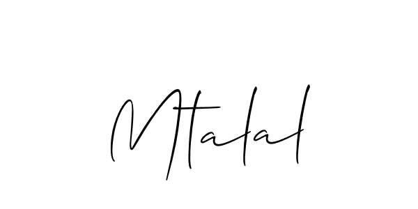 Check out images of Autograph of Mtalal name. Actor Mtalal Signature Style. Allison_Script is a professional sign style online. Mtalal signature style 2 images and pictures png