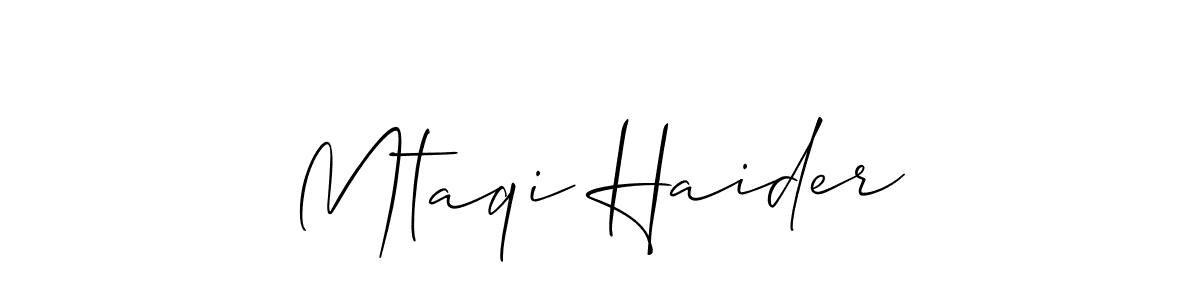 See photos of Mtaqi Haider official signature by Spectra . Check more albums & portfolios. Read reviews & check more about Allison_Script font. Mtaqi Haider signature style 2 images and pictures png