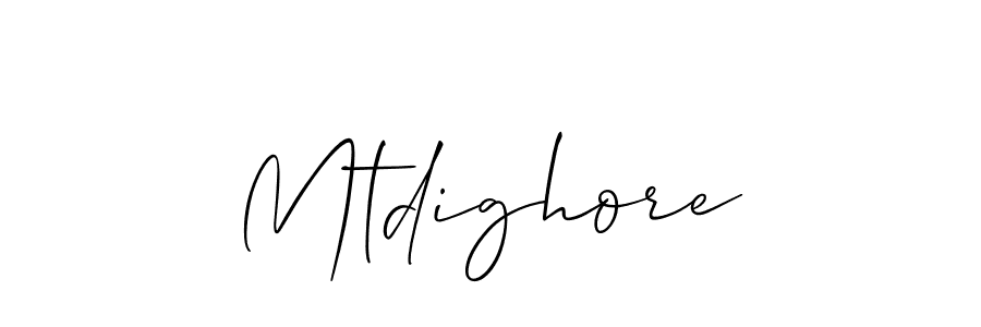 Make a beautiful signature design for name Mtdighore. Use this online signature maker to create a handwritten signature for free. Mtdighore signature style 2 images and pictures png