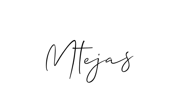 Also we have Mtejas name is the best signature style. Create professional handwritten signature collection using Allison_Script autograph style. Mtejas signature style 2 images and pictures png