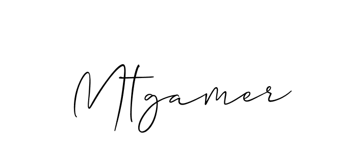 Best and Professional Signature Style for Mtgamer. Allison_Script Best Signature Style Collection. Mtgamer signature style 2 images and pictures png