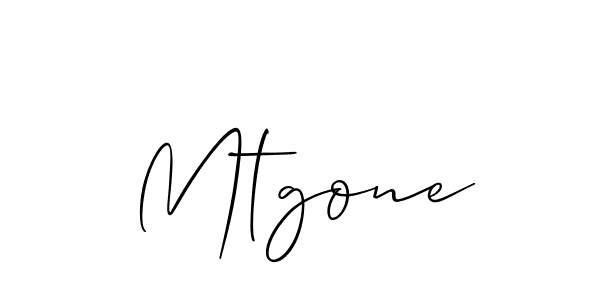 Mtgone stylish signature style. Best Handwritten Sign (Allison_Script) for my name. Handwritten Signature Collection Ideas for my name Mtgone. Mtgone signature style 2 images and pictures png
