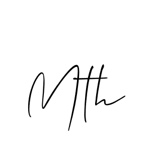 Make a beautiful signature design for name Mth. Use this online signature maker to create a handwritten signature for free. Mth signature style 2 images and pictures png
