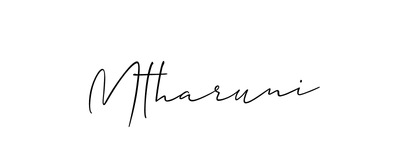 This is the best signature style for the Mtharuni name. Also you like these signature font (Allison_Script). Mix name signature. Mtharuni signature style 2 images and pictures png