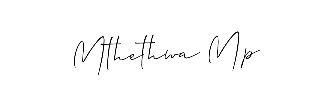 Make a beautiful signature design for name Mthethwa Mp. Use this online signature maker to create a handwritten signature for free. Mthethwa Mp signature style 2 images and pictures png