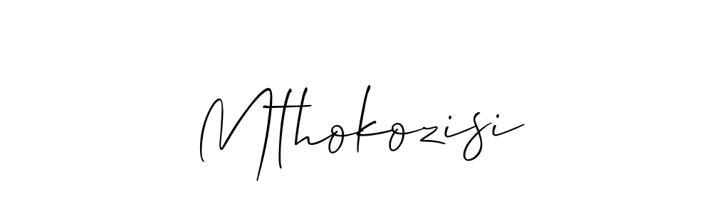 How to Draw Mthokozisi signature style? Allison_Script is a latest design signature styles for name Mthokozisi. Mthokozisi signature style 2 images and pictures png
