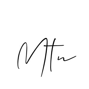 How to make Mtn name signature. Use Allison_Script style for creating short signs online. This is the latest handwritten sign. Mtn signature style 2 images and pictures png