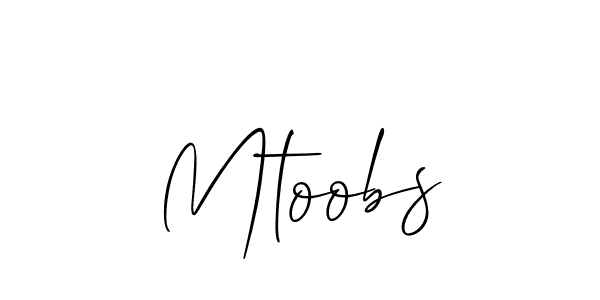 if you are searching for the best signature style for your name Mtoobs. so please give up your signature search. here we have designed multiple signature styles  using Allison_Script. Mtoobs signature style 2 images and pictures png