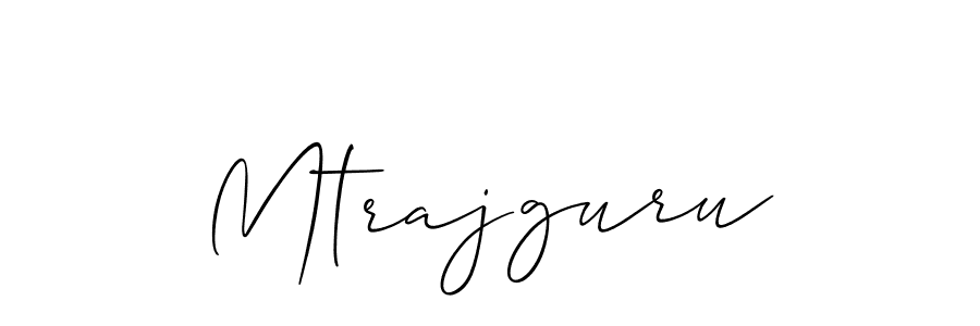 Once you've used our free online signature maker to create your best signature Allison_Script style, it's time to enjoy all of the benefits that Mtrajguru name signing documents. Mtrajguru signature style 2 images and pictures png