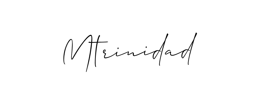 You should practise on your own different ways (Allison_Script) to write your name (Mtrinidad) in signature. don't let someone else do it for you. Mtrinidad signature style 2 images and pictures png
