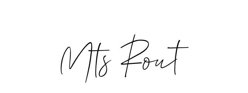 Similarly Allison_Script is the best handwritten signature design. Signature creator online .You can use it as an online autograph creator for name Mts Rout. Mts Rout signature style 2 images and pictures png