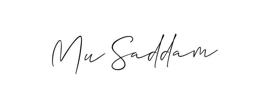 See photos of Mu Saddam official signature by Spectra . Check more albums & portfolios. Read reviews & check more about Allison_Script font. Mu Saddam signature style 2 images and pictures png