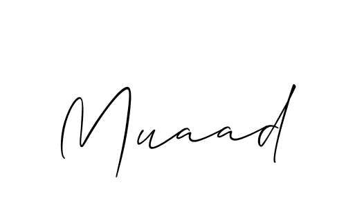 Make a beautiful signature design for name Muaad. Use this online signature maker to create a handwritten signature for free. Muaad signature style 2 images and pictures png