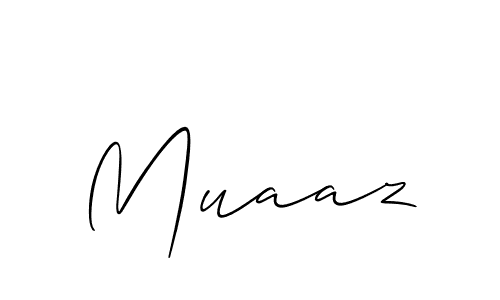Best and Professional Signature Style for Muaaz. Allison_Script Best Signature Style Collection. Muaaz signature style 2 images and pictures png