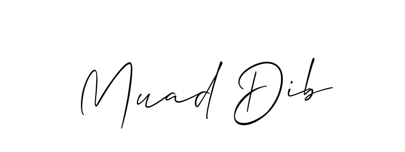 if you are searching for the best signature style for your name Muad Dib. so please give up your signature search. here we have designed multiple signature styles  using Allison_Script. Muad Dib signature style 2 images and pictures png