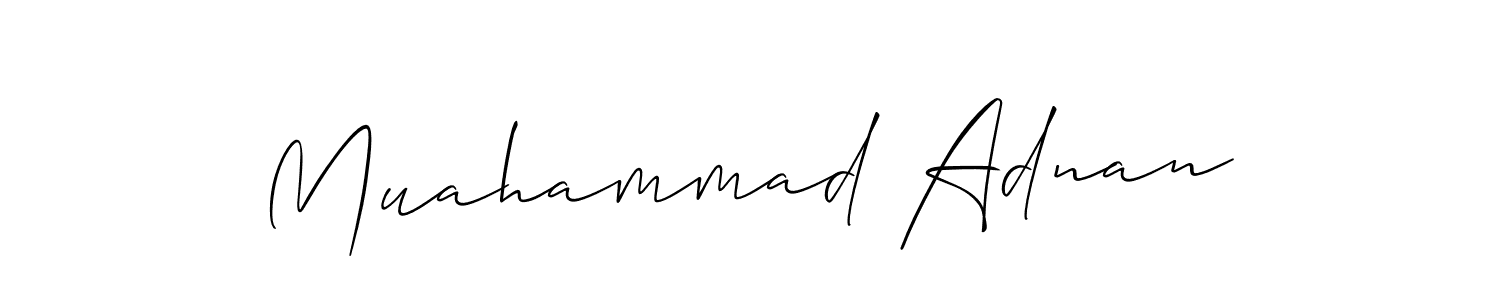 How to Draw Muahammad Adnan signature style? Allison_Script is a latest design signature styles for name Muahammad Adnan. Muahammad Adnan signature style 2 images and pictures png